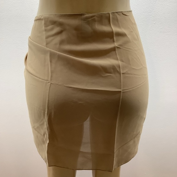 Zuliana Blue and Tan Tie - Two Sarong Bundle. Made In USA. - Picture 4 of 7